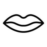 ilustración de vector de labios en un fondo. símbolos de calidad premium. iconos vectoriales para concepto y diseño gráfico.