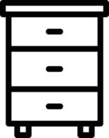 drawer vector illustration on a background.Premium quality symbols. vector icons for concept and graphic design.