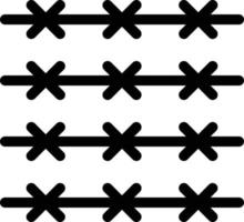 border wire vector illustration on a background.Premium quality symbols. vector icons for concept and graphic design.