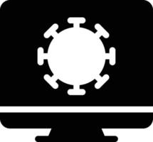 screen corona vector illustration on a background.Premium quality symbols.vector icons for concept and graphic design.