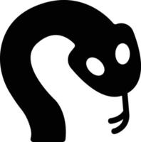 ilustración de vector de serpiente en un fondo. símbolos de calidad premium. iconos vectoriales para concepto y diseño gráfico.