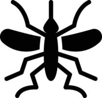 ilustración vectorial de mosquitos en un fondo. símbolos de calidad premium. iconos vectoriales para concepto y diseño gráfico. vector