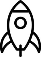 ilustración de vector de cohete en un fondo. símbolos de calidad premium. iconos vectoriales para concepto y diseño gráfico.