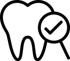 ilustración vectorial de dientes en un fondo. símbolos de calidad premium. iconos vectoriales para concepto y diseño gráfico. vector