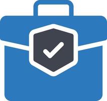 briefcase vector illustration on a background.Premium quality symbols.vector icons for concept and graphic design.