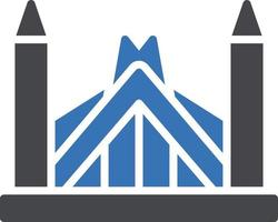 faisal mosque vector illustration on a background.Premium quality symbols.vector icons for concept and graphic design.