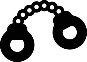 handcuff vector illustration on a background.Premium quality symbols.vector icons for concept and graphic design.