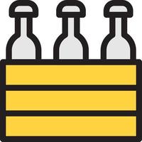 bottle vector illustration on a background.Premium quality symbols. vector icons for concept and graphic design.