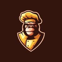 Ape Mascot Design vector