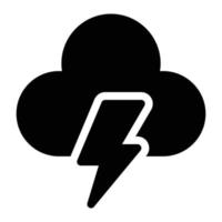 ilustración de vector de tormenta de nubes en un fondo. símbolos de calidad premium. iconos vectoriales para concepto y diseño gráfico.