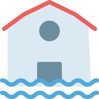 flood home vector illustration on a background.Premium quality symbols.vector icons for concept and graphic design.