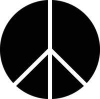 ilustración de vector de signo de paz en un fondo. símbolos de calidad premium. iconos vectoriales para concepto y diseño gráfico.