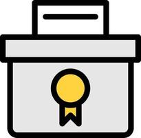 ballot vector illustration on a background.Premium quality symbols.vector icons for concept and graphic design.