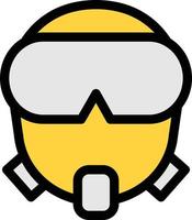 oxygen mask vector illustration on a background.Premium quality symbols. vector icons for concept and graphic design.
