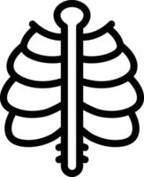 spine bones vector illustration on a background.Premium quality symbols.vector icons for concept and graphic design.