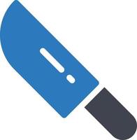 ilustración de vector de cuchillo en un fondo. símbolos de calidad premium. iconos vectoriales para concepto y diseño gráfico.