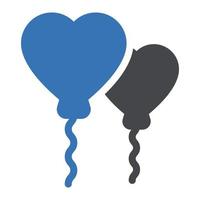 heart balloon vector illustration on a background.Premium quality symbols.vector icons for concept and graphic design.