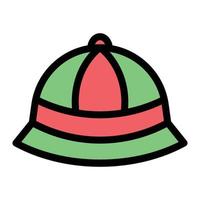 cap vector illustration on a background.Premium quality symbols.vector icons for concept and graphic design.
