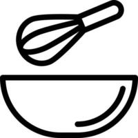 bowl whick ilustración vectorial sobre un fondo.símbolos de calidad premium.iconos vectoriales para concepto y diseño gráfico. vector