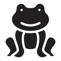 frog vector illustration on a background.Premium quality symbols.vector icons for concept and graphic design.