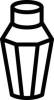 shaker bottle vector illustration on a background.Premium quality symbols.vector icons for concept and graphic design.