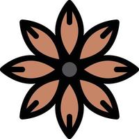 star anise vector illustration on a background.Premium quality symbols.vector icons for concept and graphic design.