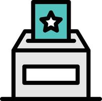 ballot vector illustration on a background.Premium quality symbols.vector icons for concept and graphic design.