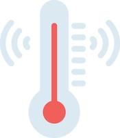 ilustración de vector de temperatura en un fondo. símbolos de calidad premium. iconos vectoriales para concepto y diseño gráfico.