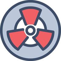 nuclear vector illustration on a background.Premium quality symbols. vector icons for concept and graphic design.