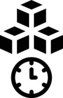 blockchain time vector illustration on a background.Premium quality symbols. vector icons for concept and graphic design.