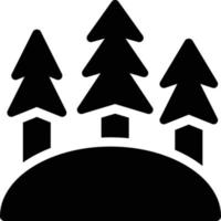 ilustración de vector de bosque en un fondo. símbolos de calidad premium. iconos vectoriales para concepto y diseño gráfico.