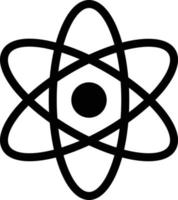 atom vector illustration on a background.Premium quality symbols.vector icons for concept and graphic design.