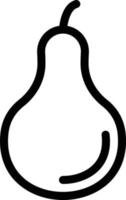pear vector illustration on a background.Premium quality symbols.vector icons for concept and graphic design.