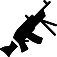 ilustración de vector de rifle en un fondo. símbolos de calidad premium. iconos vectoriales para concepto y diseño gráfico.