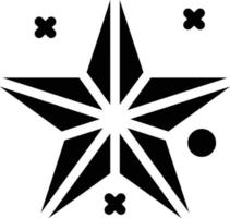 ilustración de vector de estrella en un fondo. símbolos de calidad premium. iconos vectoriales para concepto y diseño gráfico.