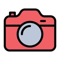 camera vector illustration on a background.Premium quality symbols.vector icons for concept and graphic design.