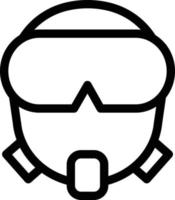 oxygen mask vector illustration on a background.Premium quality symbols. vector icons for concept and graphic design.