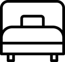 bed vector illustration on a background.Premium quality symbols. vector icons for concept and graphic design.