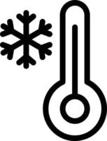 ilustración de vector de temperatura en un fondo. símbolos de calidad premium. iconos vectoriales para concepto y diseño gráfico.