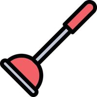 plunger vector illustration on a background.Premium quality symbols.vector icons for concept and graphic design.