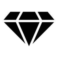 ilustración de vector de diamante en un fondo. símbolos de calidad premium. iconos vectoriales para concepto y diseño gráfico.