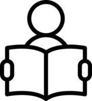 man reading vector illustration on a background.Premium quality symbols.vector icons for concept and graphic design.