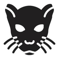 panther vector illustration on a background.Premium quality symbols.vector icons for concept and graphic design.