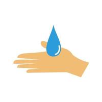 wash hand illustration vector