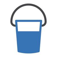 bucket vector illustration on a background.Premium quality symbols.vector icons for concept and graphic design.