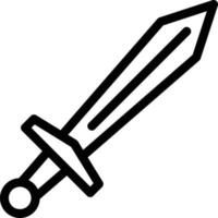 ilustración de vector de espada en un fondo. símbolos de calidad premium. iconos vectoriales para concepto y diseño gráfico.