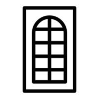 ilustración de vector de puerta en un fondo. símbolos de calidad premium. iconos vectoriales para concepto y diseño gráfico.