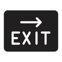 exit vector illustration on a background.Premium quality symbols.vector icons for concept and graphic design.