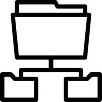 folder connection vector illustration on a background.Premium quality symbols. vector icons for concept and graphic design.