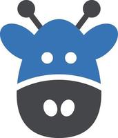 ilustración de vector de vaca en un fondo. símbolos de calidad premium. iconos vectoriales para concepto y diseño gráfico.